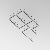 Шинопровод 2м Trinity накладной/подвесной черный / Maytoni TRX005-312B