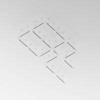 Шинопровод 3м Trinity накладной/подвесной белый / Maytoni TRX005-313W