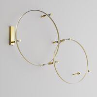 Шинопровод круглый 650 мм Flarity латунь / Maytoni TRX154-R-D650-BS