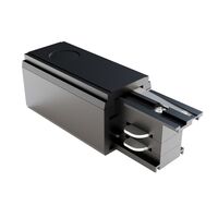 Ввод питания левый Trinity черный / Maytoni TRA005B-31B-L