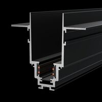 Шинопровод 2м S35 встраиваемый черный / Maytoni TRX004-222B