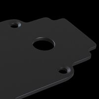 Заглушка торцевая S35 встраиваемая черная 1 шт. / Maytoni TRA004EC-22B