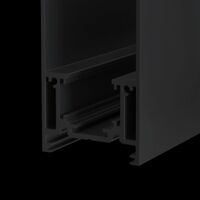 Шинопровод 1м S35 накладной/подвесной черный / Maytoni TRX004-211B