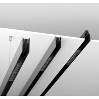 Шинопровод 1м S35 встраиваемый черный / Maytoni TRX004-221B