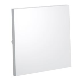 Клавиша для выключателя/переключателя одноклавишного S70 (белый матовый) / Voltum VLS000102