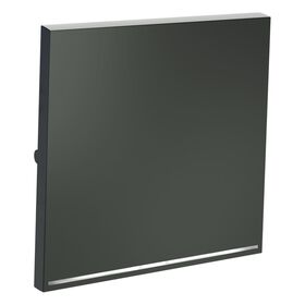 Клавиша для выключателя/переключателя одноклавишного с подсветкой S70 (титан) / Voltum VLS000206