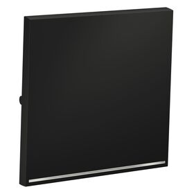 Клавиша для выключателя/переключателя одноклавишного с подсветкой S70 (графит) / Voltum VLS000207