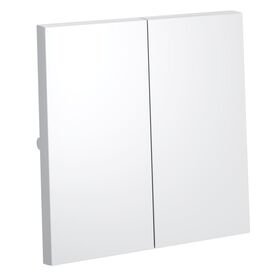 Клавиши для выключателя/переключателя двухклавишного S70 (белый матовый) / Voltum VLS000302