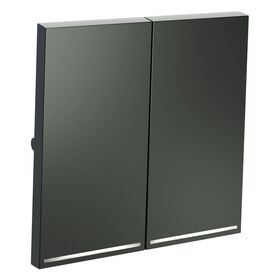 Клавиши для выключателя/переключателя двухклавишного с подсветкой S70 (титан) / Voltum VLS000406