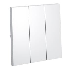 Клавиши для выключателя/переключателя трехклавишного S70 (белый матовый) / Voltum VLS000502