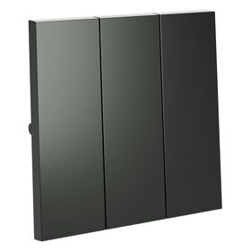 Клавиши для выключателя/переключателя трехклавишного S70 (титан) / Voltum VLS000506