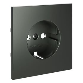 Накладка для розетки с заземлением S70 (титан) / Voltum VLS000606