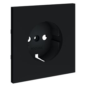 Накладка для розетки с заземлением S70 (графит) / Voltum VLS000607