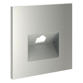 Накладка для розетки компьютерной RJ45 кат.6 S70 (сталь) / Voltum VLS001305