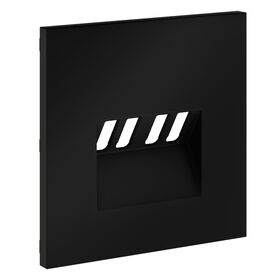 Накладка для розетки акустической 4-местной S70 (черный матовый) / Voltum VLS001508