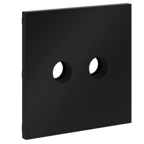 Накладка для розетки телевизионной оконечной TV+SAT S70 (черный матовый) / Voltum VLS001608