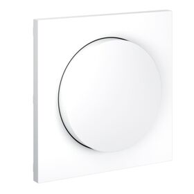 Накладка для светорегулятора поворотно-нажимного S70 (белый матовый) / Voltum VLS002002