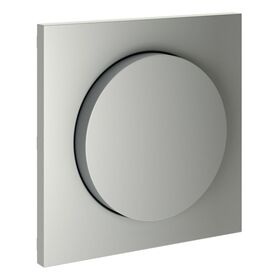 Накладка для светорегулятора поворотно-нажимного S70 (сталь) / Voltum VLS002005