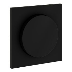 Накладка для светорегулятора поворотно-нажимного S70 (черный матовый) / Voltum VLS002008