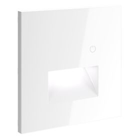 Накладка для подсветки светодиодной с датчиком S70 (белый глянцевый) / Voltum VLS002401