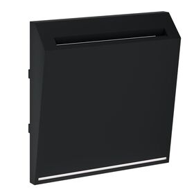 Накладка для выключателя карточного S70 (черный матовый) / Voltum VLS002608