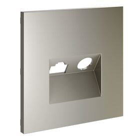 Накладка для розетки TV+RJ45 кат. 6 S70 (шелк) / Voltum VLS002704