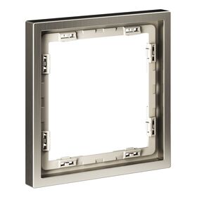 Рамка металлическая на 1 пост S70 Metal (никель) / Voltum VLSM120111