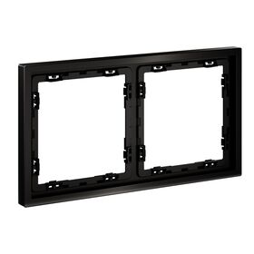 Рамка металлическая на 2 поста S70 Metal (антрацит) / Voltum VLSM120212