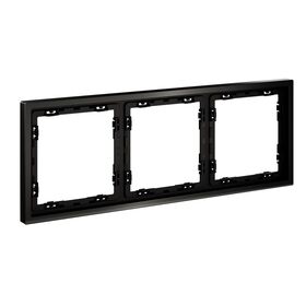 Рамка металлическая на 3 поста S70 Metal (антрацит) / Voltum VLSM120312