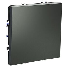 Выключатель с самовозвратом одноклавишный S70 (титан) / Voltum VLS010606