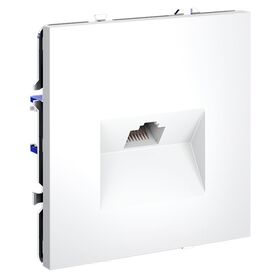 Розетка компьютерная RJ45 кат.6 S70 (белый матовый) / Voltum VLS060102