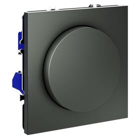 Светорегулятор поворотно-нажимной 600 Вт S70 (титан) / Voltum VLS070306