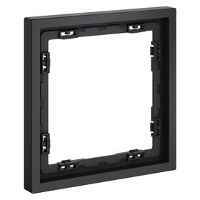 Рамка пластиковая на 1 пост S70 (графит) / Voltum VLS100107