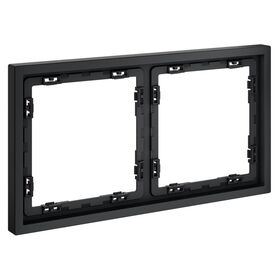 Рамка пластиковая на 2 поста S70 (графит) / Voltum VLS100207