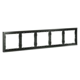 Рамка пластиковая на 5 постов S70 (титан) / Voltum VLS100506