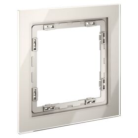 Рамка стеклянная на 1 пост S70 (кашемир, стекло) / Voltum VLS110103