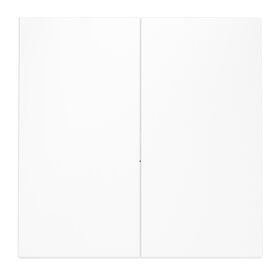 Клавиши для выключателя/переключателя двухклавишного S70 (белый матовый) / Voltum VLS000302