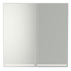 Клавиши для выключателя/переключателя двухклавишного с подсветкой S70 (сталь) / Voltum VLS000405