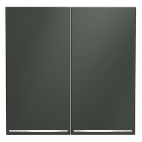 Клавиши для выключателя/переключателя двухклавишного с подсветкой S70 (титан) / Voltum VLS000406