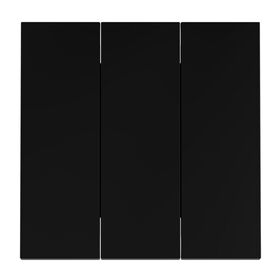 Клавиши для выключателя/переключателя трехклавишного S70 (черный матовый) / Voltum VLS000508