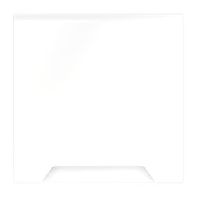 Накладка для розетки с заземлением, защитными шторками и крышкой S70 (белый матовый) / Voltum VLS000802