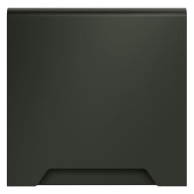 Накладка для розетки с заземлением, защитными шторками и крышкой S70 (титан) / Voltum VLS000806