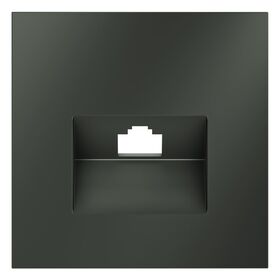 Накладка для розетки компьютерной RJ45 кат.6 S70 (титан) / Voltum VLS001306