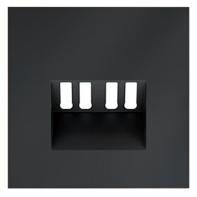 Накладка для розетки акустической 4-местной S70 (графит) / Voltum VLS001507