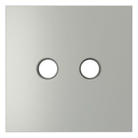 Накладка для розетки телевизионной оконечной TV+SAT S70 (сталь) / Voltum VLS001605