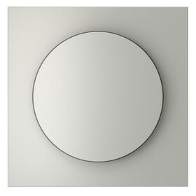 Накладка для светорегулятора поворотно-нажимного S70 (сталь) / Voltum VLS002005