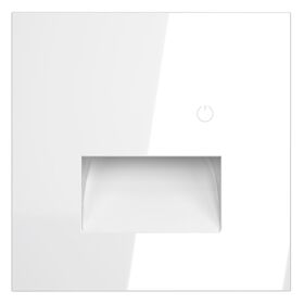 Накладка для подсветки светодиодной с датчиком S70 (белый глянцевый) / Voltum VLS002401