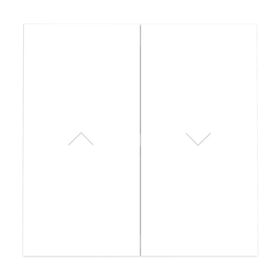 Клавиши для выключателя жалюзи S70 (белый матовый) / Voltum VLS002502