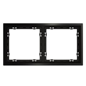 Рамка металлическая на 2 поста S70 Metal (антрацит) / Voltum VLSM120212