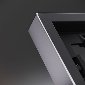 Рамка металлическая на 2 поста S70 Metal (антрацит) / Voltum VLSM120212